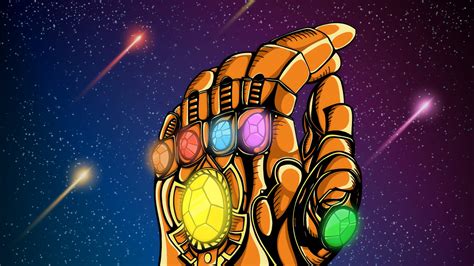Thanos With Infinity Gauntlet Wallpaper Hd Artist 4k Wallpapers Images