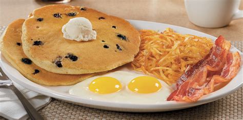 Blueberry Pancake Breakfast Dennys Puerto Rico