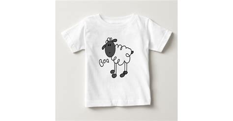 Stick Figure Sheep Tshirts And Ts Zazzle