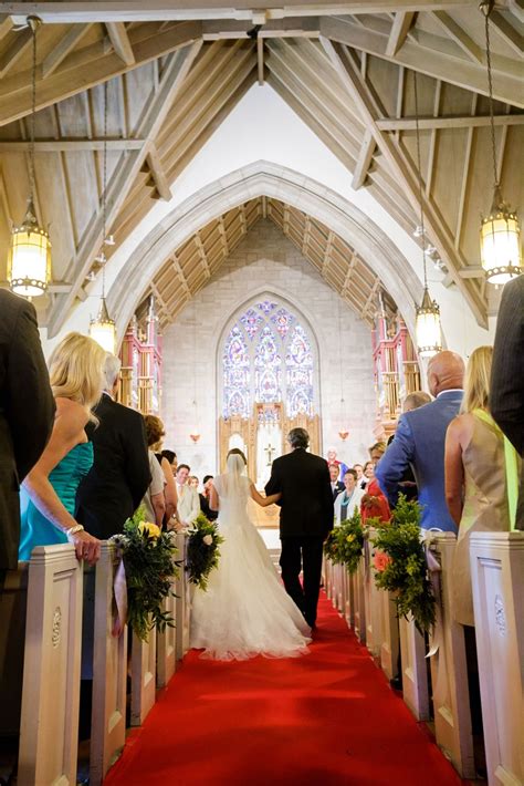 Ceremony Décor Photos Bride Walking Down Red Aisle With Father Inside Weddings