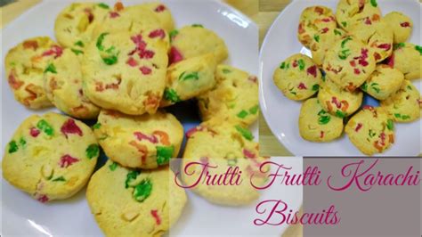 Tutti Frutti Cookies Recipe Eggless Tuttifrutti Biscuit Karachi