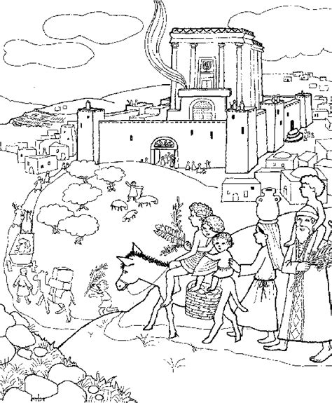 Coloring Pages Jewish Temple ｜ Stephanies Blog