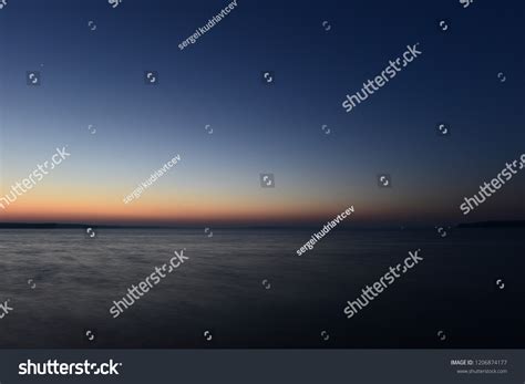 Twilight Glow Color Palette Sunset Lines Stock Photo 1206874177