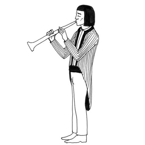 Playing Clarinet Illustrations Royalty Free Vector Graphics And Clip Art