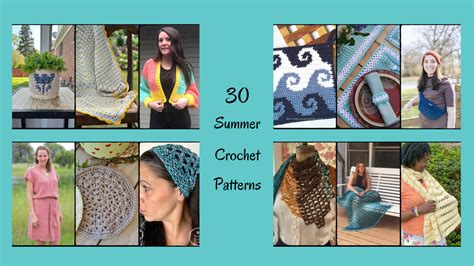 30 Summer Crochet Patterns Simply Melanie Jane