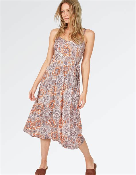 Paige Sunset Paisley Dress Dresses Midi Maxi Dress Womens Dresses