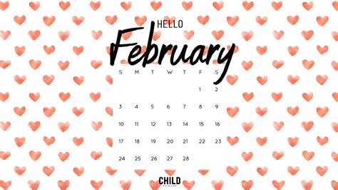 Free Download A Free February Calendar Wallpaper For You 1910x1074