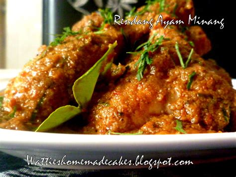 Rendang sapi khas minang menggunakan daging sapi bagian kepala. Wattie's HomeMade: Rendang Ayam Minang Pak Engku