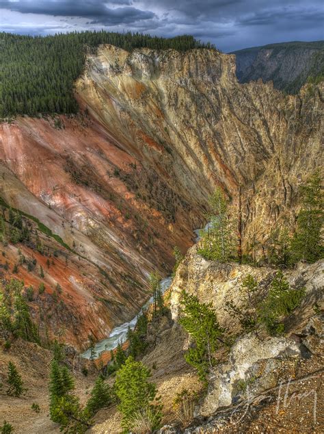 Grand Canyon Of The Yellowstone River Further To Fly