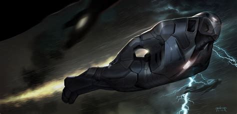 Incredible Iron Man 3 Concept Art By Phil Saunders Film Sketchr