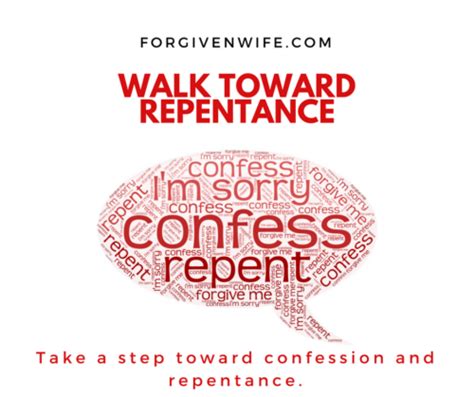 Walk Toward Repentance The Forgiven Wife
