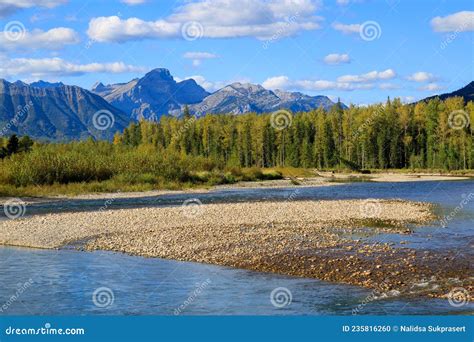 Elk River British Columbia Canada Landscape Stock Photo Image Of Fall