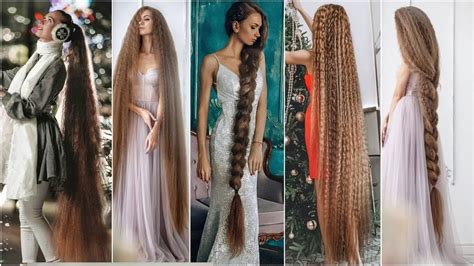 super long and gorgeous hair 😍😍 dream long hair real life rapunzel youtube