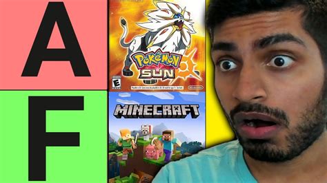 so i ranked the best selling games of all time youtube