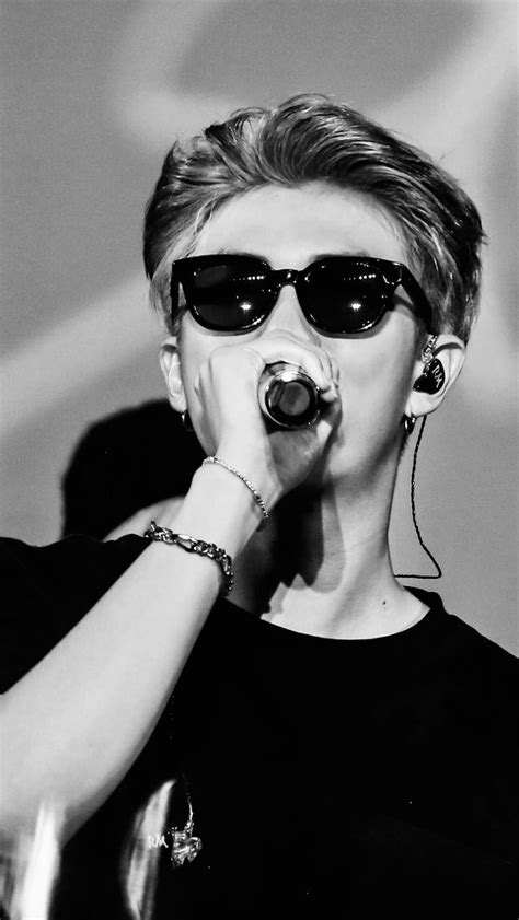 Rm With Sunglasses And Forehead Is A Whole Concept Where Black And White Makes Him More 🔥