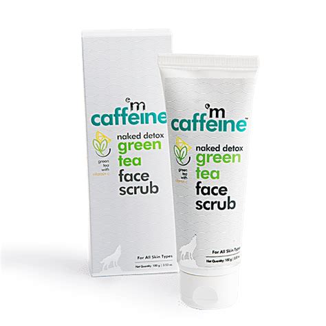 Buy MCaffeine Exfoliating Green Tea Face Scrub With Vitamin C