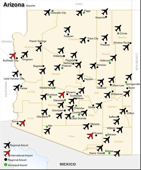 Usa Arizona Airports Download Flash