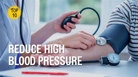 Top 10 Ways To Reduce High Blood Pressure Youtube