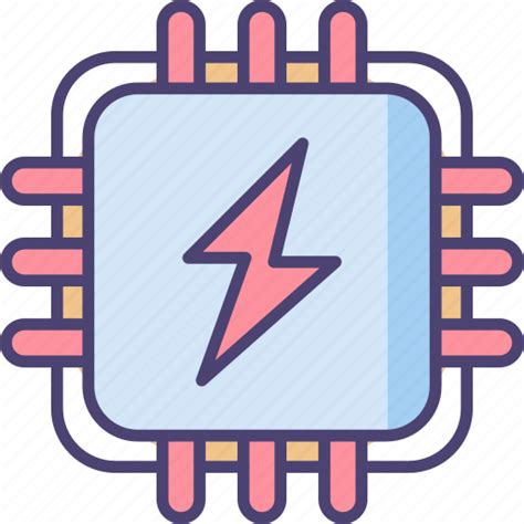 Electricity Energy Function Power Processing System Icon