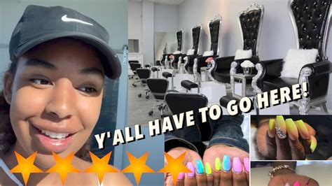 My First Time Going To A Black Owned Nail Salon Chicago Youtube