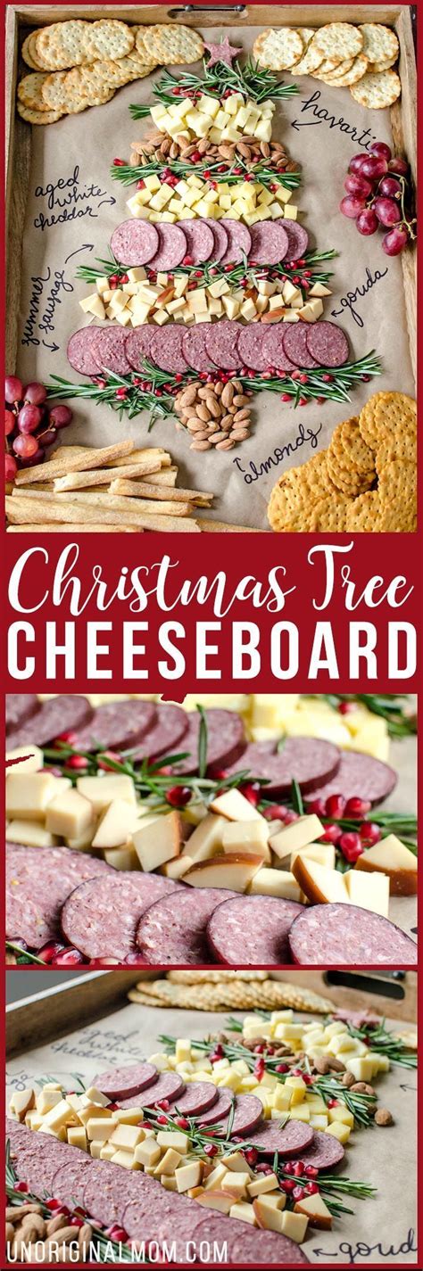 Easy Christmas Tree Cheeseboard Holiday Entertaining Tips