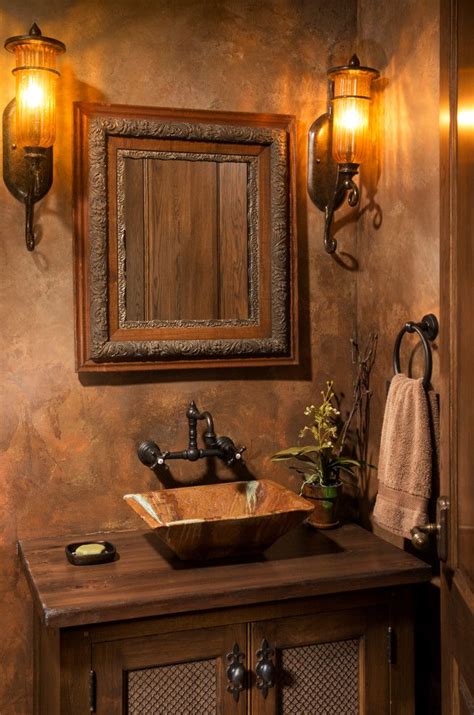 Small Powder Room Sinks Powder Room Traditional With Above Counter Sink