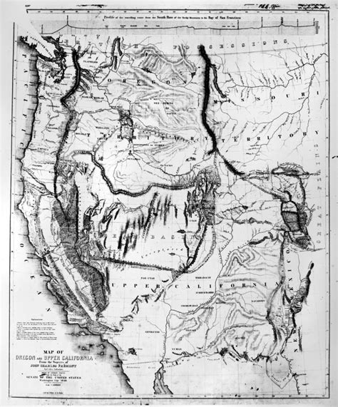 Map Western Us 1848 Nmap Of The Western United States 1848 By