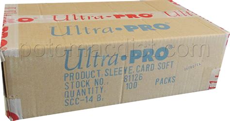 Ultra Pro Card Sleeves Case 100 Packs Potomac Distribution