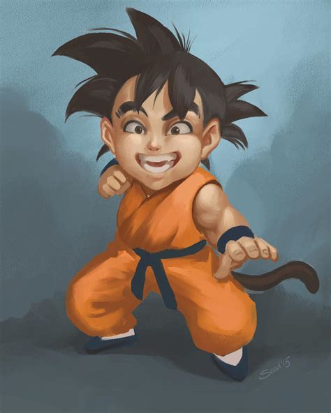 Little Goku By Saarl On Deviantart
