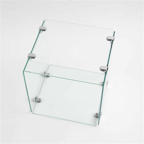 Single Glass Display Cube Retail Supplies Display Centre Uk