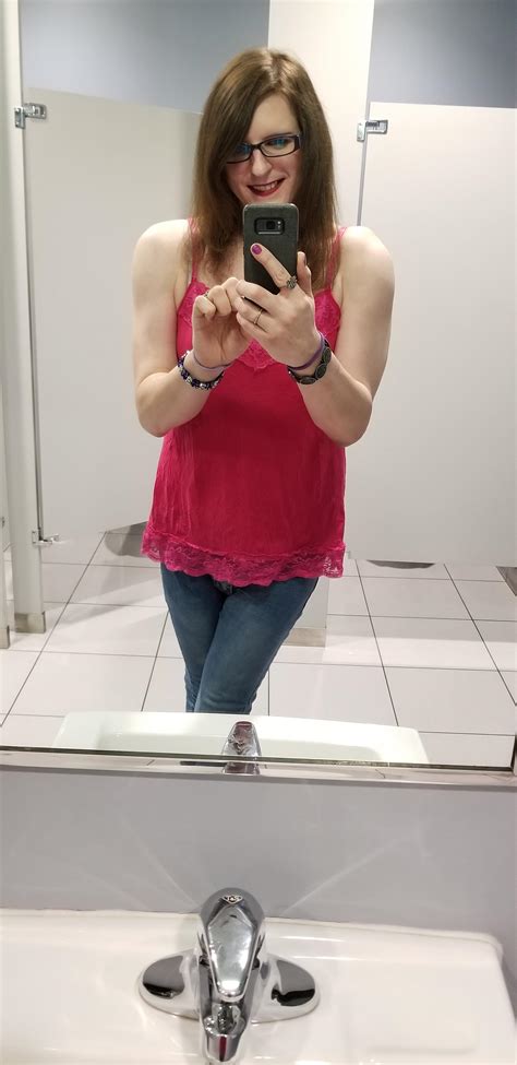Bathroom Selfie While Waiting For My Car At The Service Department 13