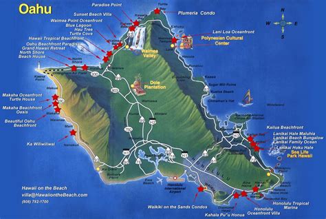 Tourist Map Of North Shore Oahu Pdf Download Best Tourist Places In