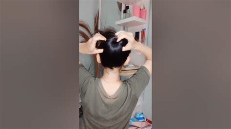 Rambut Panjang Di Gelung Long Hair Big Bun Youtube