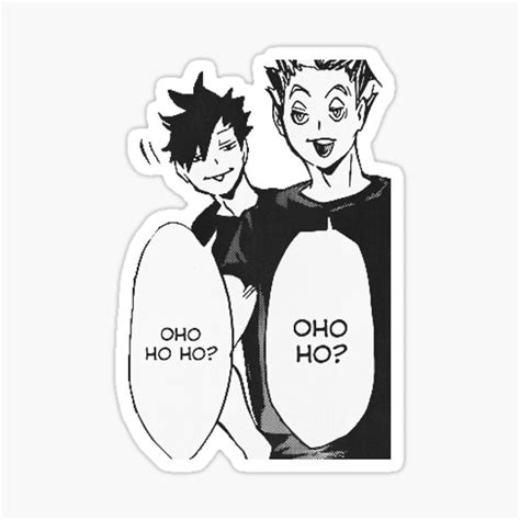 Bokuto And Kuroo Sticker For Sale By Smelly Cat Redbubble