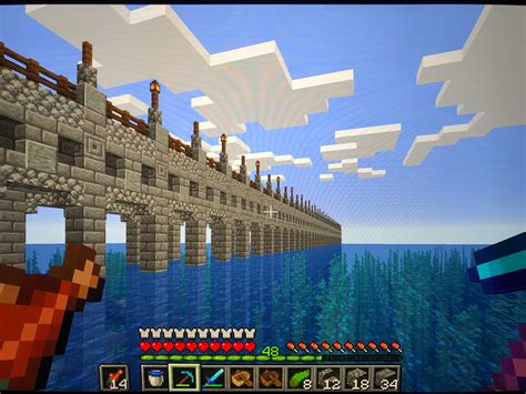 This Bridge That Me And My Girlfriend Built On My Vanilla Survival
