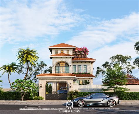 Mediterranean Style Villa Design Behance