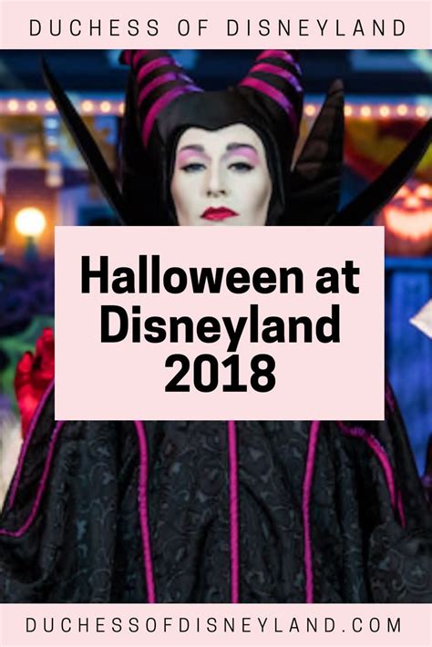 Halloween Season 2018 Duchess Of Disneyland Disneyland Vacation