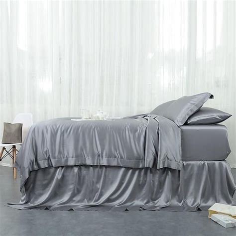 19 Momme Seamless Silk Sheets Set Slipintosoft Silk Duvet Cover Silk