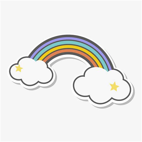 Magical Rainbow Unicorn Illustration Vector Download Free Vectors