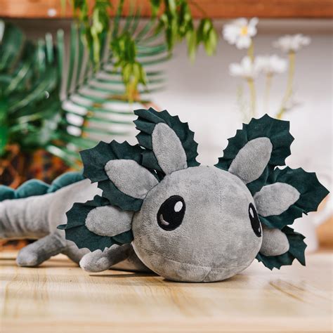 Bombing New Work Realistic Weighted Axolotl Plush 4 Lbs Portion