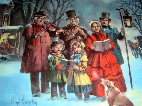 Set Lloyd Garrison Scenes Of Christmas Past Victorian Plates Orig Bxs