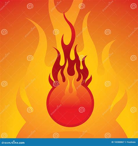Fireball Stock Vector Illustration Of Exploding Decoration 10288867