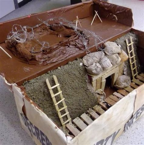 Ww1 Trench Warfare Shoebox Diorama Images And Photos Finder