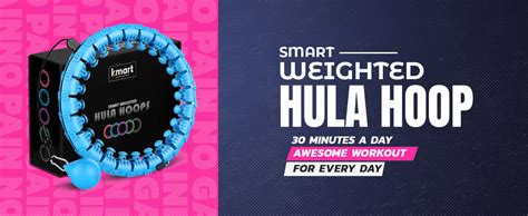 K Mart Smart Hula Ring Hoops Weighted Hula Circle 24 Detachable