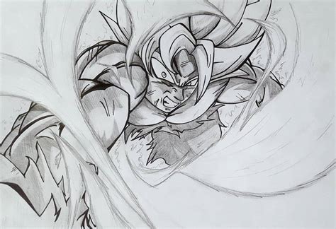 Goku Mastered Ultra Instinct Drawing By Jimbojimsprites On Deviantart