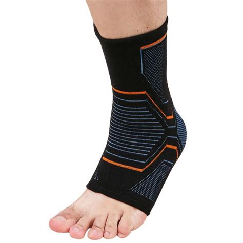 Ankle Compression Brace With Silicone Ankle Support And Copper Plantar