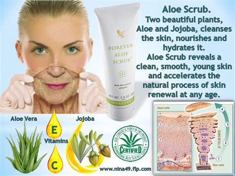 Aloe Vera For Health Beauty Forever Aloe Scrub