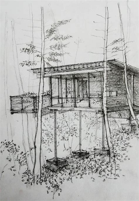 Misc Charcoal Sketch Rarchitecture