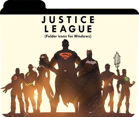 Justice League Folder Icon Pack Dc New 52 Justice League League