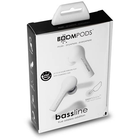 Boompods Bassline Tws Earbuds 45 Timer Hvid